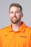 Oklahoma State University Track Coach Josh Langley Taken Friday, October 18, 2019, Orange Power Studios, Stillwater, OK. Bruce Waterfield/OSU Athletics