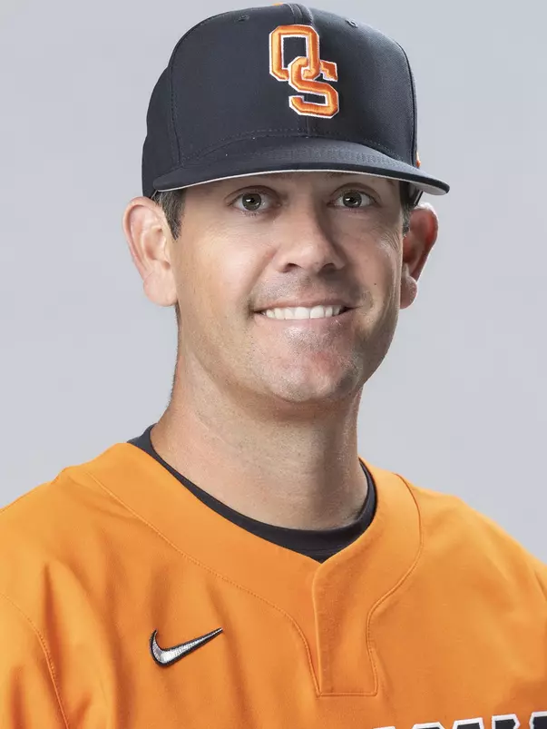 Image of Oklahoma State Cowboy Baseball Staff Taken Thursday, September 29, 2022, Orange Power Studios, Stillwater, OK. Bruce Waterfield/OSU Athletics