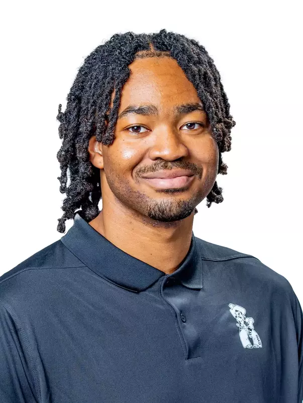 Head shot of Oklahoma State Cowboy Basketball Player Benjamin Ahmed