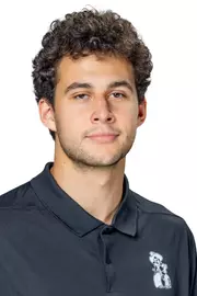 Head shot of Oklahoma State Cowboy Basketball Player Luka Bogavac