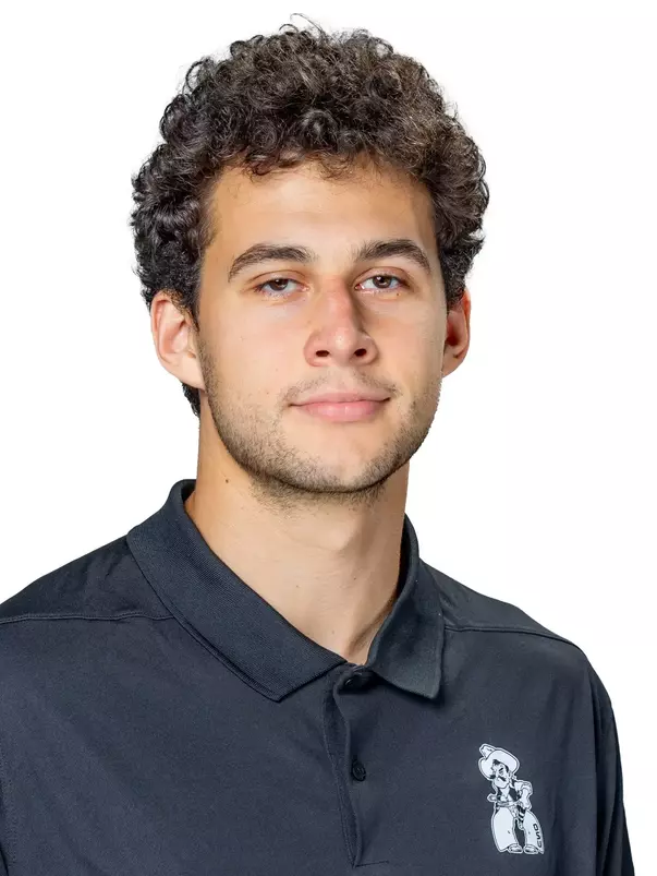 Head shot of Oklahoma State Cowboy Basketball Player Luka Bogavac