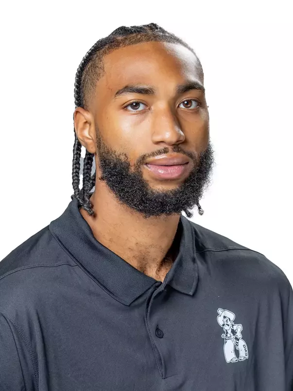 Head shot of Oklahoma State Cowboy Basketball Player Jordan Burks