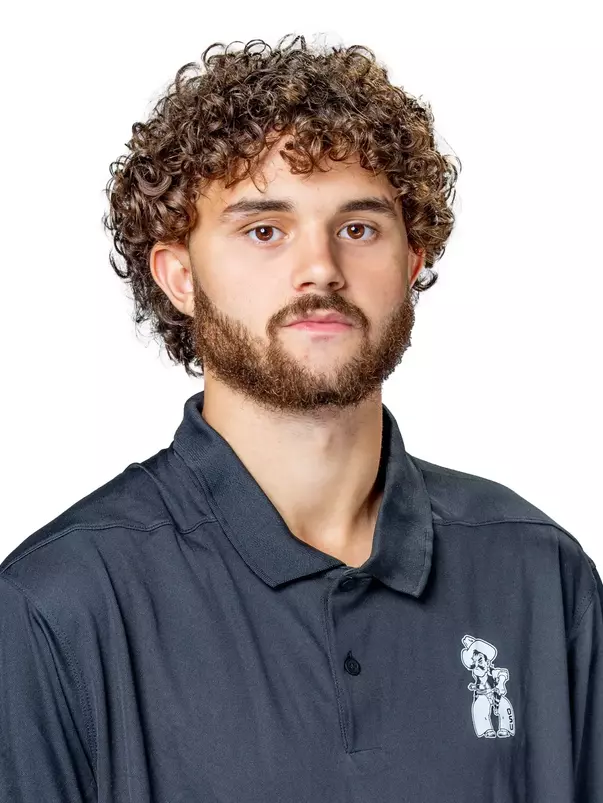Head shot of Oklahoma State Cowboy Basketball player Jalen Montonati