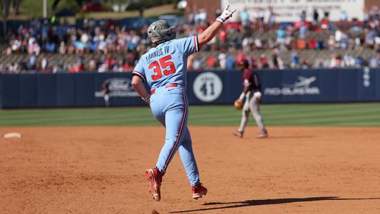 Image related to Baseball Run Rules No. 22 Mississippi State for Sunday Series Win