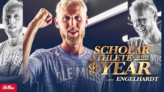 Image related to Lukas Engelhardt Named SEC Scholar Athlete of the Year