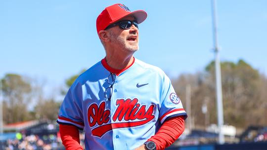 Image related to Mike Bianco Notches 1,000th Career Win as Baseball Splits Doubleheader at Georgia