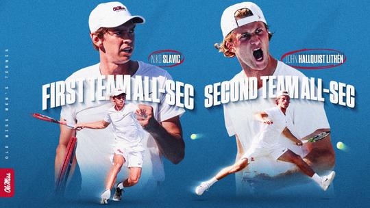 Image related to Men’s Tennis Duo Earns All-SEC Accolades