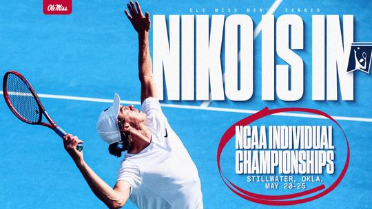Image related to Men's Tennis' Slavic Selected for 2024 NCAA Individual Championships