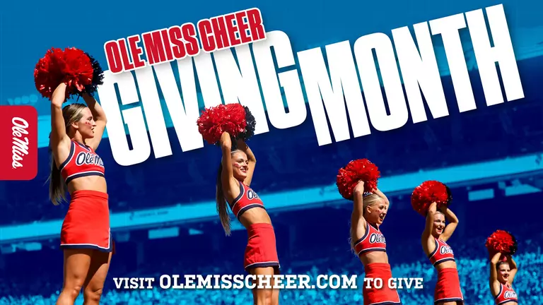 DONATE NOW: Ole Miss Cheer Giving Month