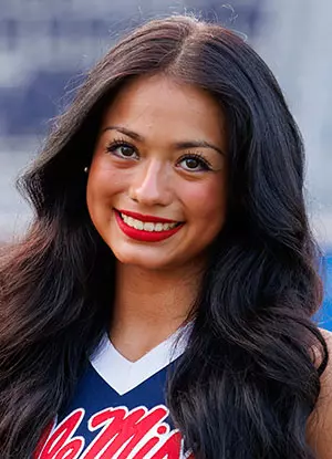 Ole Miss Cheer during Team Photo day at Vaught-Hemingway Stadium in Oxford, MS on July 29, 2026. Photo by Ole Miss Athletics Photography/Ole Miss Athletics.