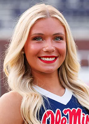 Ole Miss Cheer during Team Photo day at Vaught-Hemingway Stadium in Oxford, MS on July 29, 2026. Photo by Ole Miss Athletics Photography/Ole Miss Athletics.
