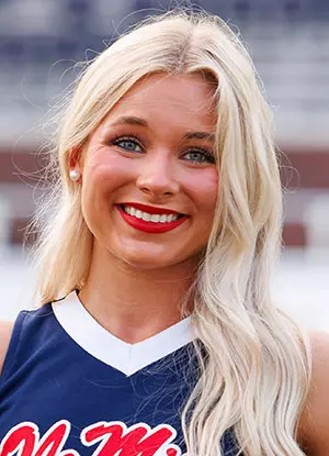 Ole Miss Cheer during Team Photo day at Vaught-Hemingway Stadium in Oxford, MS on July 29, 2026. Photo by Ole Miss Athletics Photography/Ole Miss Athletics.
