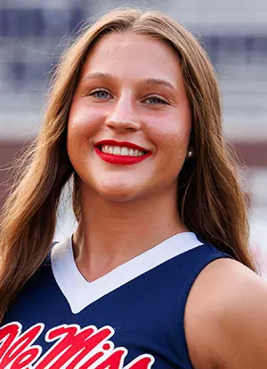 Ole Miss Cheer during Team Photo day at Vaught-Hemingway Stadium in Oxford, MS on July 29, 2026. Photo by Ole Miss Athletics Photography/Ole Miss Athletics.