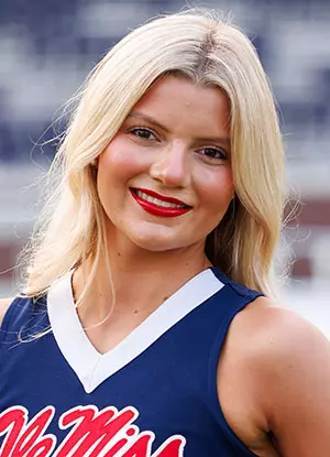 Ole Miss Cheer during Team Photo day at Vaught-Hemingway Stadium in Oxford, MS on July 29, 2026. Photo by Ole Miss Athletics Photography/Ole Miss Athletics.