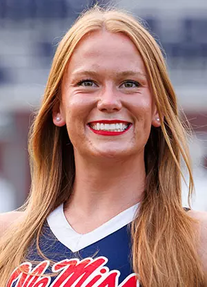 Ole Miss Cheer during Team Photo day at Vaught-Hemingway Stadium in Oxford, MS on July 29, 2026. Photo by Ole Miss Athletics Photography/Ole Miss Athletics.