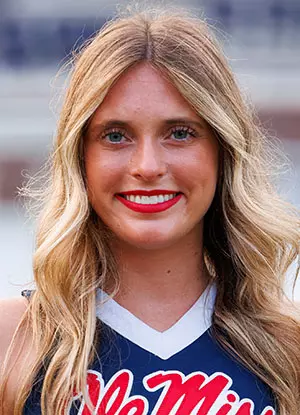 Ole Miss Cheer during Team Photo day at Vaught-Hemingway Stadium in Oxford, MS on July 29, 2026. Photo by Ole Miss Athletics Photography/Ole Miss Athletics.