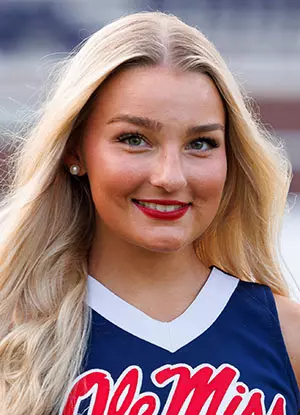 Ole Miss Cheer during Team Photo day at Vaught-Hemingway Stadium in Oxford, MS on July 29, 2026. Photo by Ole Miss Athletics Photography/Ole Miss Athletics.