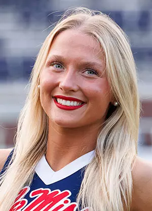 Ole Miss Cheer during Team Photo day at Vaught-Hemingway Stadium in Oxford, MS on July 29, 2026. Photo by Ole Miss Athletics Photography/Ole Miss Athletics.