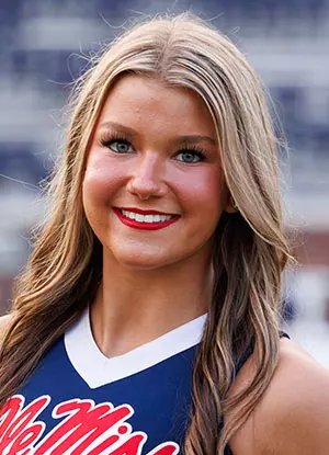 Ole Miss Cheer during Team Photo day at Vaught-Hemingway Stadium in Oxford, MS on July 29, 2026. Photo by Ole Miss Athletics Photography/Ole Miss Athletics.