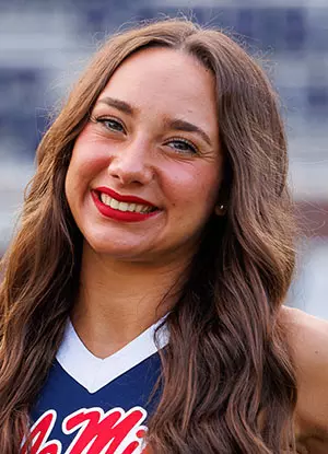 Ole Miss Cheer during Team Photo day at Vaught-Hemingway Stadium in Oxford, MS on July 29, 2026. Photo by Ole Miss Athletics Photography/Ole Miss Athletics.