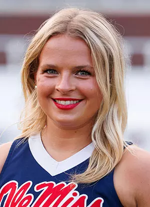 Ole Miss Cheer during Team Photo day at Vaught-Hemingway Stadium in Oxford, MS on July 29, 2026. Photo by Ole Miss Athletics Photography/Ole Miss Athletics.