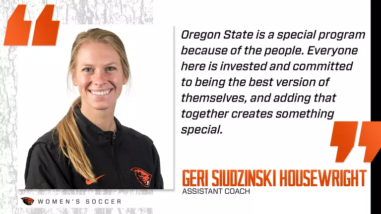 Get to Know Assistant Coach Geri Siudzinski Housewright