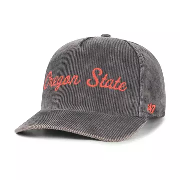 Men's '47 Gray Oregon State Beavers Reclaim Snow Wash Corduroy Hitch Adjustable Hat