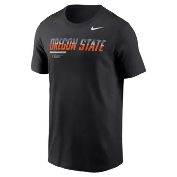 Men's Nike Black Oregon State Beavers 2026 Sideline Wordmark Legend Dri-FIT T-Shirt