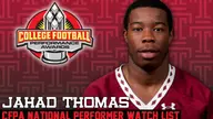 Jahad Thomas Named to CFPA’s Performer of the Year Watch List