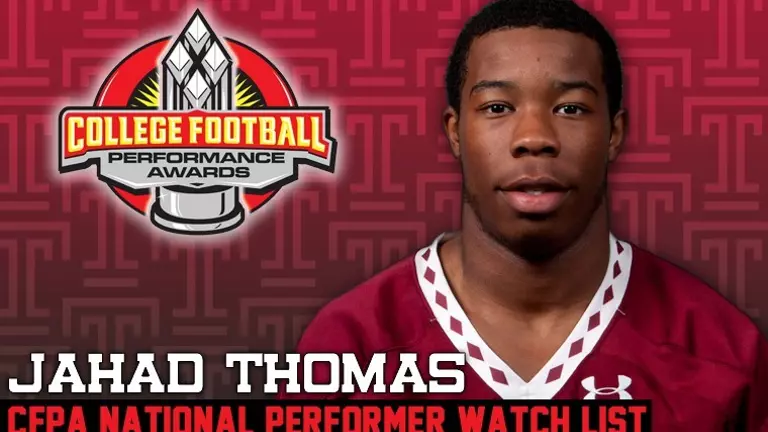 Jahad Thomas Named to CFPA’s Performer of the Year Watch List