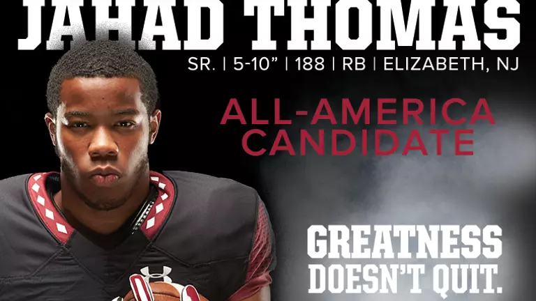 Jahad Thomas - All-American Candidate