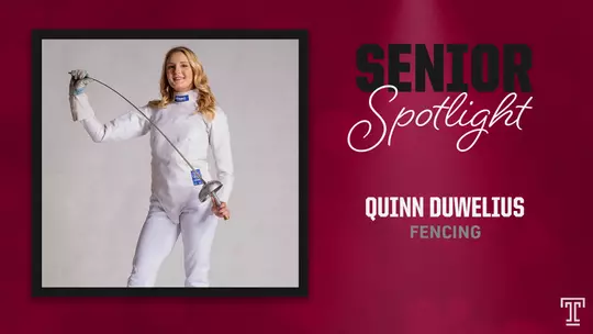 Senior Spotlight: Quinn Duwelius, Fencing