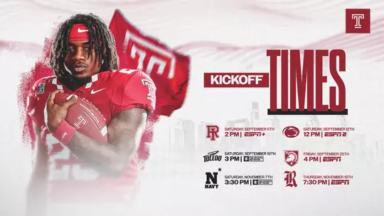 TUFB 2026 Kickoff Times
