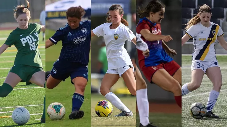 Women's Soccer Signs Five to NLIs