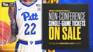 Pitt Basketball Non-Conference Single-Game Tickets Now On Sale