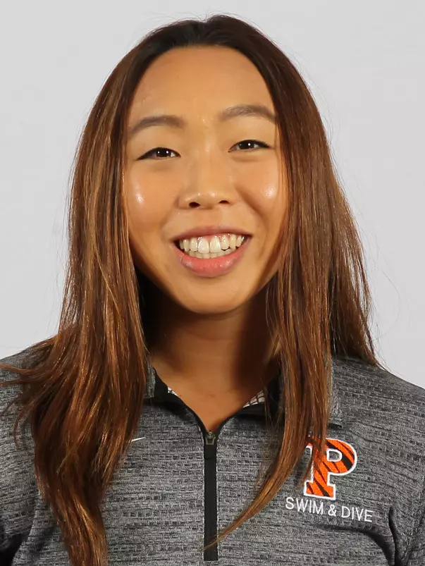 Princeton University men's and women's swimming and diving ahead shots and social media, Princeton, NJ, September 18 2019.