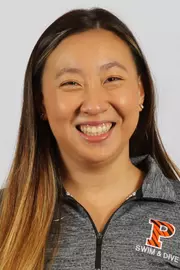 Princeton University men's and women's swimming and diving ahead shots and social media, Princeton, NJ, September 18 2019.