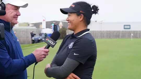 Thanana Kotchasanmanee with Golf Channel