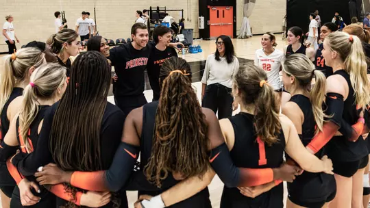 Women's Volleyball Huddle