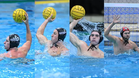 action photos of logan mccarroll, gavin appeldorn, taylor bell and kristóf kovács