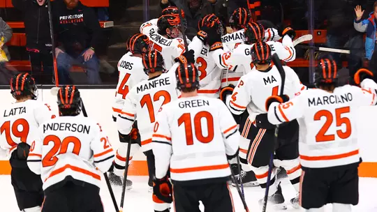 Men's Hockey Celebration vs Brown