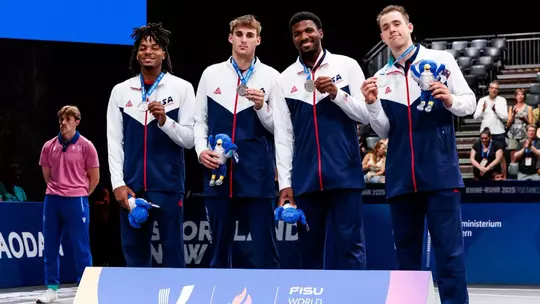 Team USA with Silver