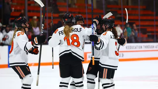 women's hockey celebration photo