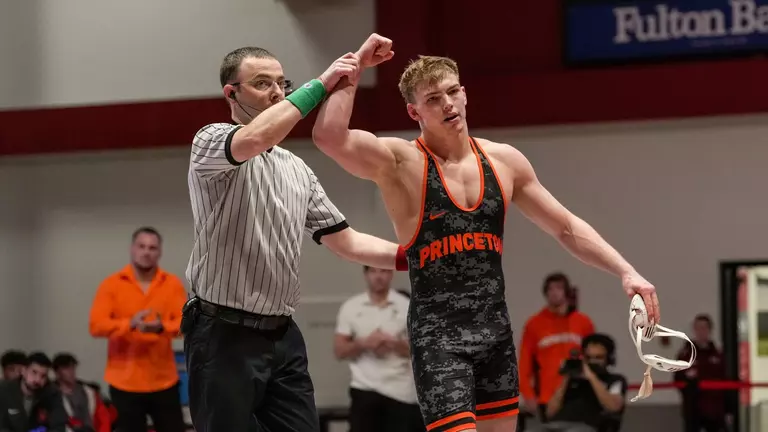 Six Tigers Earn Arm-Raises as Princeton Defeats Brown, 27-18