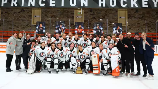 women's hockey ecac championship celebration photo