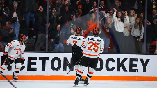 Men's Hockey Celebration ECAC Game 2