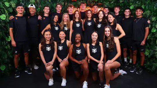 2026 Princeton men's and women's tennis posed together