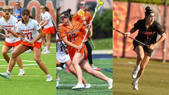 Women's lacrosse players at World Championships