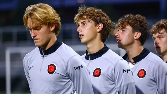 men's soccer pregame vs. Seton Hall