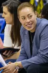 Jen Fay Coaching from bench vs. Niagara